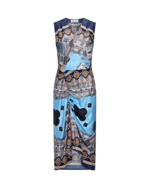 Callas Milano Agnes Sleeveless Draped Dress - Blue