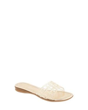 Andre Assous Nabil Jelly Slide Sandal - Natural
