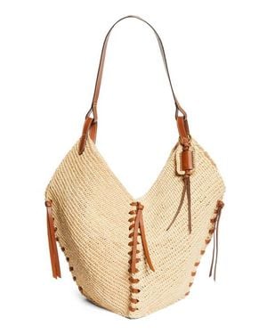 Isabel Marant Tampa Woven Raffia Tote - Natural