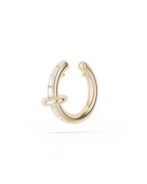 Spinelli Kilcollin Portia Sg Baguette Diamond Ear Cuff - Metallic
