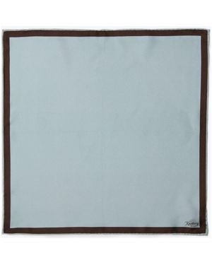 Knottery & Co Sophistique Silk Pocket Square - Blue
