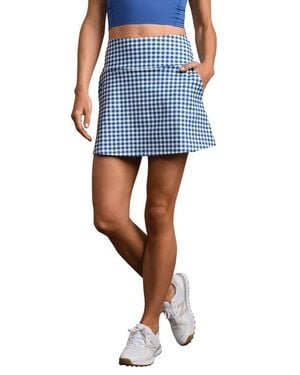 Rhone Course To Court 16-Inch Sport Skort - Blue