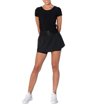AVI Cross-Court Pickleball Skirt - Black