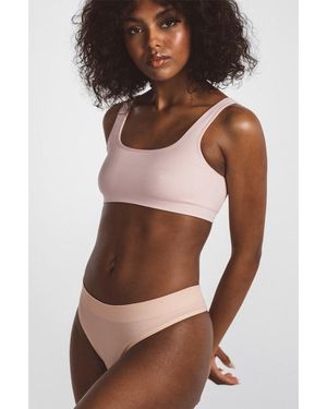 LDMA Low Hide Thong - Brown