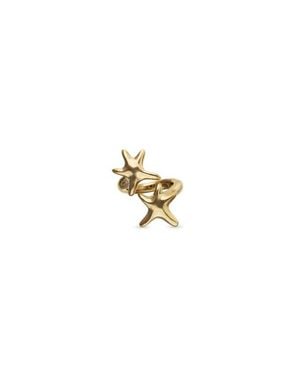 Uno De 50 Tone Double Star Ring - Metallic