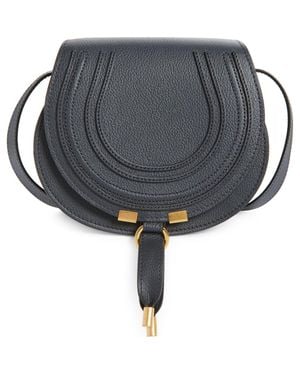 Chloé Small Marcie Leather Crossbody Bag - Black