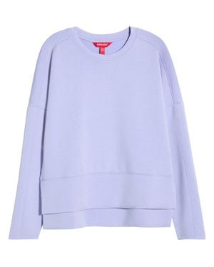 Spanx Air Essentials Tunic Sweatshirt - Blue