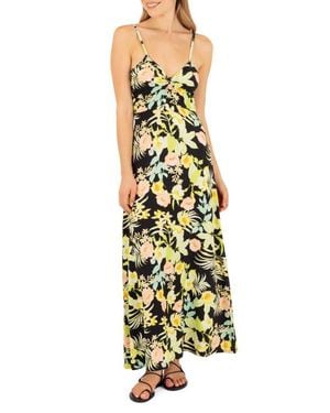 Hurley Paradiso Maxi Dress - Yellow