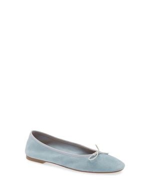 Aeyde Tiby Ballet Flat - Blue