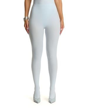 Naked Wardrobe Closed Toe Leggings - Blue