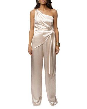 JLUXLABEL Palmera Satin Top - Natural