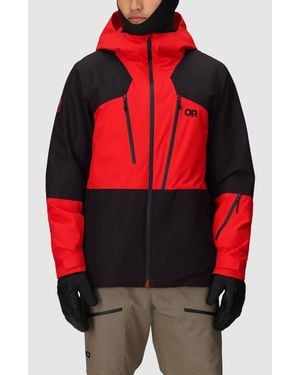 Outdoor Research Powderverse Waterproof Ski Jacket - Red