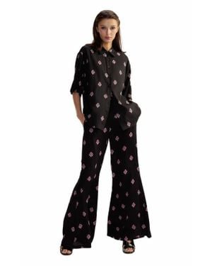 Cynthia Rowley Blake Flared Pants - Black