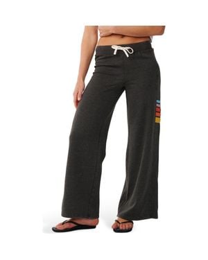 Rip Curl Surf Revival Wide Leg Fleece Pants - Black