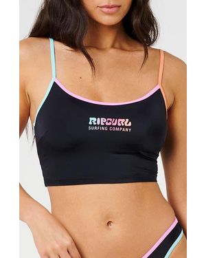 Rip Curl Surf Puff Crop Camisole - Black