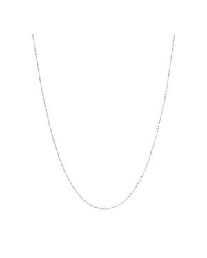Donatello Gian Sterling Bead Ball Pendant Necklace - Metallic
