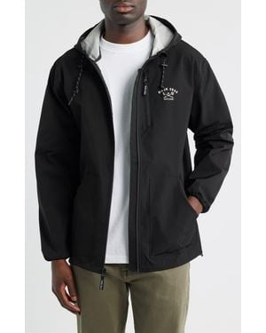 Dark Seas Port Water Repellent Windbreaker - Black