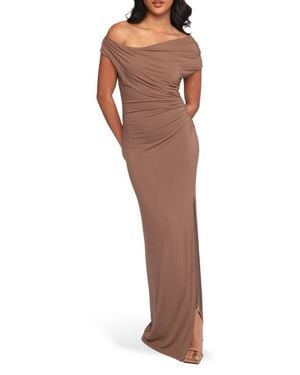 Petal & Pup Wynn One-Shoulder Maxi Dress - Multicolor