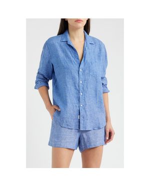 Frank & Eileen Relaxed Button-Up Shirt - Blue