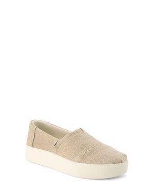 TOMS Asher Platform Slip-On Sneaker - Natural