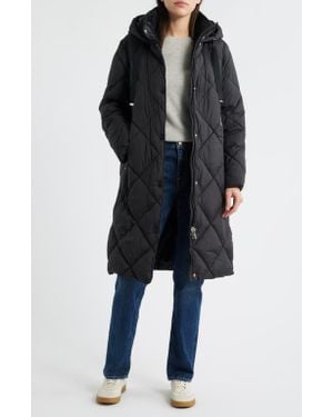 Sam Edelman Hooded Puffer Coat - Black