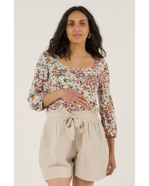 Cache Coeur Maternity And Nursing Tank Top Liberty - Natural