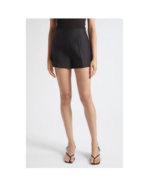 Heirlome Saskia Wool & Silk Shorts - Black