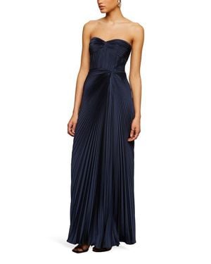 AMUR Joyceann Sweetheart Gown - Blue