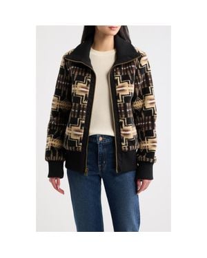 Pendleton Foxglove Fleece Bomber Jacket - Black
