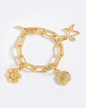 Emma Pills Capri Charm Bracelet - Metallic