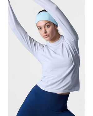 COZY ZERO Tech Merino Classic Fit Long Sleeve Base Layer - Blue