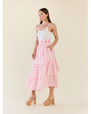 Eddy Brooks Skirt X Charli Evans - Pink