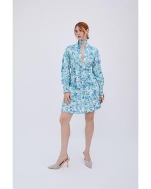 Raishma Veronica Dress - Blue
