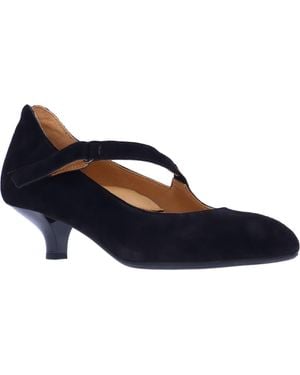 L'amour Des Pieds Kayva Asymmetric Kitten Heel Pump - Blue