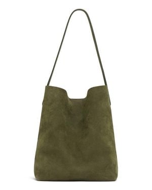 Mansur Gavriel Everyday Cabas Nubuck Leather Tote - Green