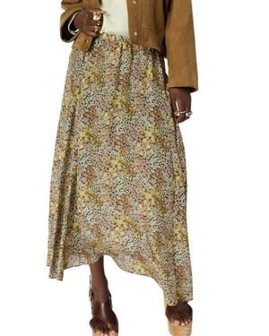 Gerard Darel Jasmyne Floral Maxi Skirt - Natural