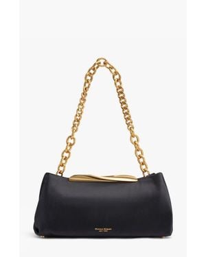 Donna Karan Poplin Satin Clutch - Black