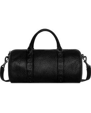 Rebecca Minkoff Tootsie Leather Barrel Crossbody Bag - Black