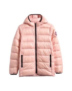 Canada Goose Kids' Crofton Water Resistant Quilted 750 Fill Power Down Jacket - Pink