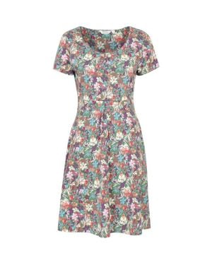 Mountain Warehouse Orchid Uv Protection Midi Dress - Blue
