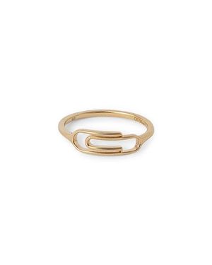 Off-White c/o Virgil Abloh Paper Clip Ring - White