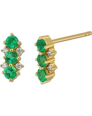 Bony Levy El Mar Emerald & Diamond Stud Earrings (Nordstrom Exclusive) - Green