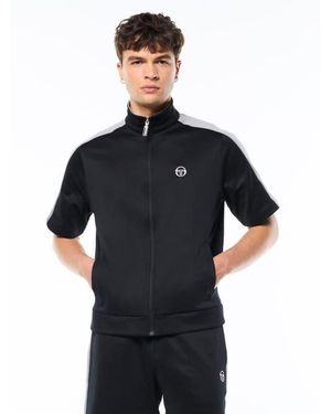 Sergio Tacchini Viscotti Short Sleeve Track Jacket - Black