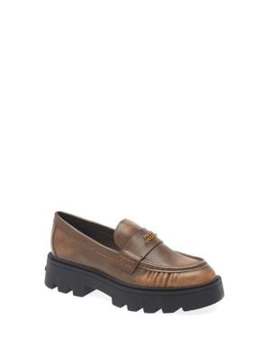 Marc Jacobs The Frankie Platform Loafer - Brown