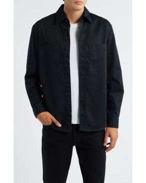 BOSS Owen Cotton Button-Up Shirt - Black
