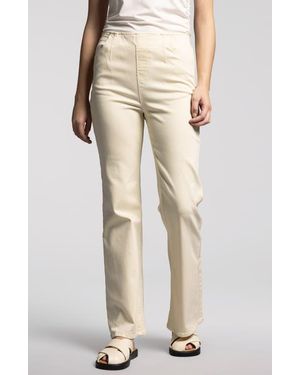 WEEKEND LOS ANGELES Manon Twill Pull-On Pants - Natural
