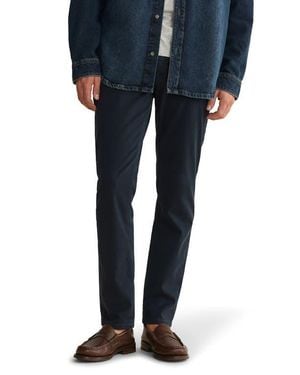 WARP+WEFT Ams Slim Cotton Stretch Twill 5-Pocket Pants - Blue