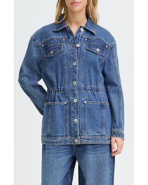 Ichi Ihmianna Denim Jacket - Blue