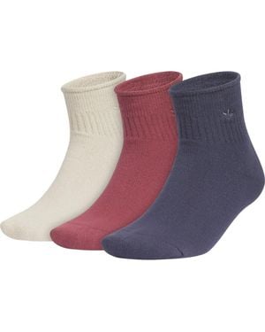 adidas Comfort Cushioned 3-Pack High Quarter Socks - Multicolor
