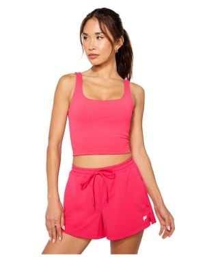 Fabletics Pureluxe Built-In Bra Tank - Red